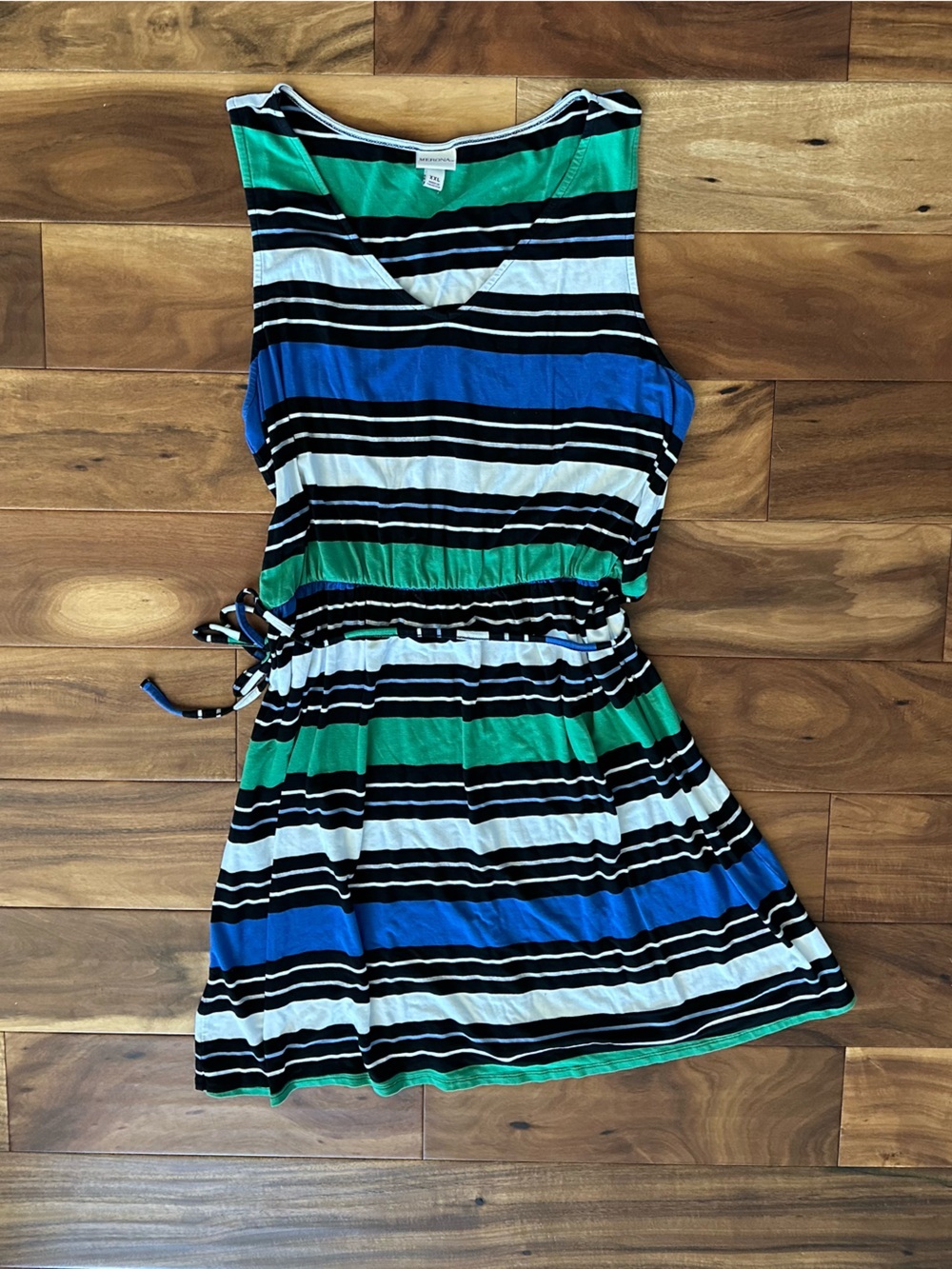 Merona Striped Tank V Neck Dress size XXL